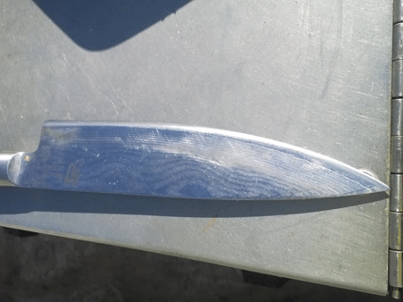 after image of damaged Shun knife repaired