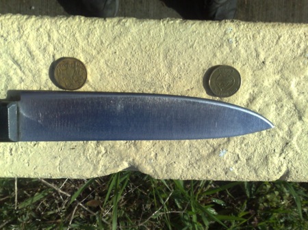 after image of damaged knife repaired